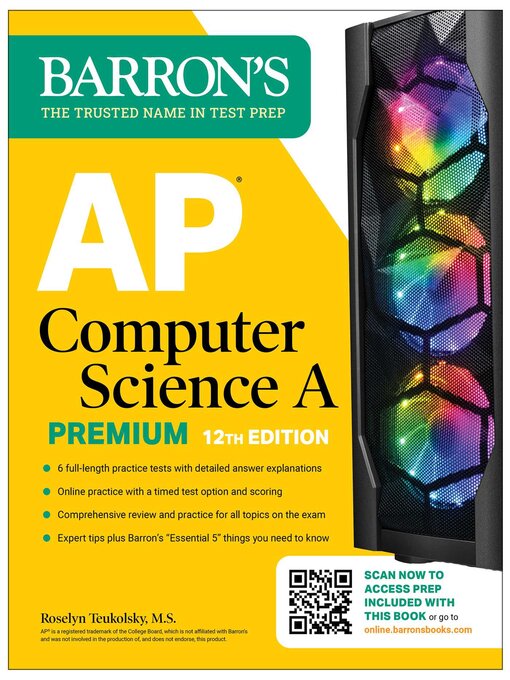 Title details for AP Computer Science a Premium, 2025 by Roselyn Teukolsky - Available